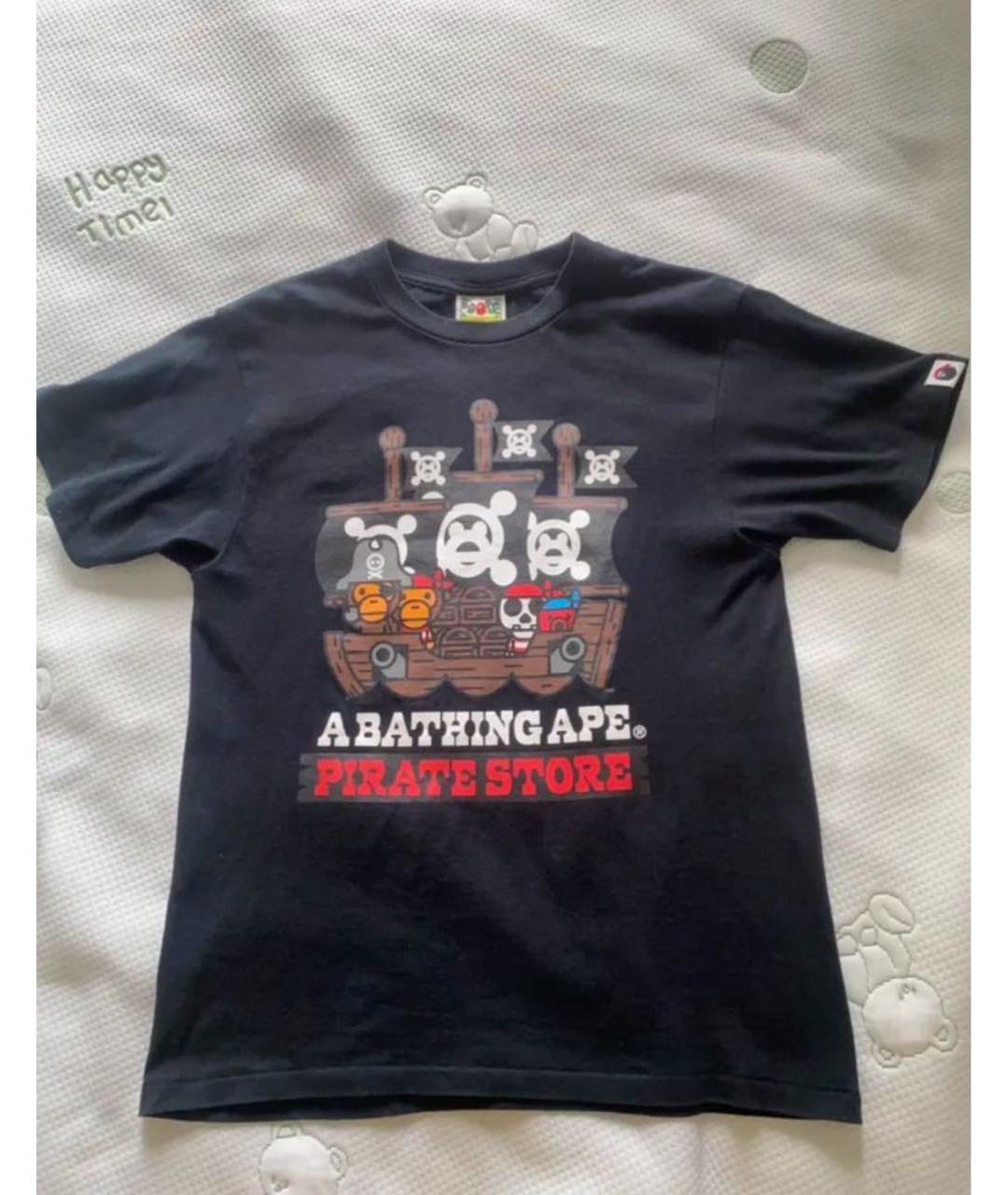 BAPE Черная футболка, фото 6