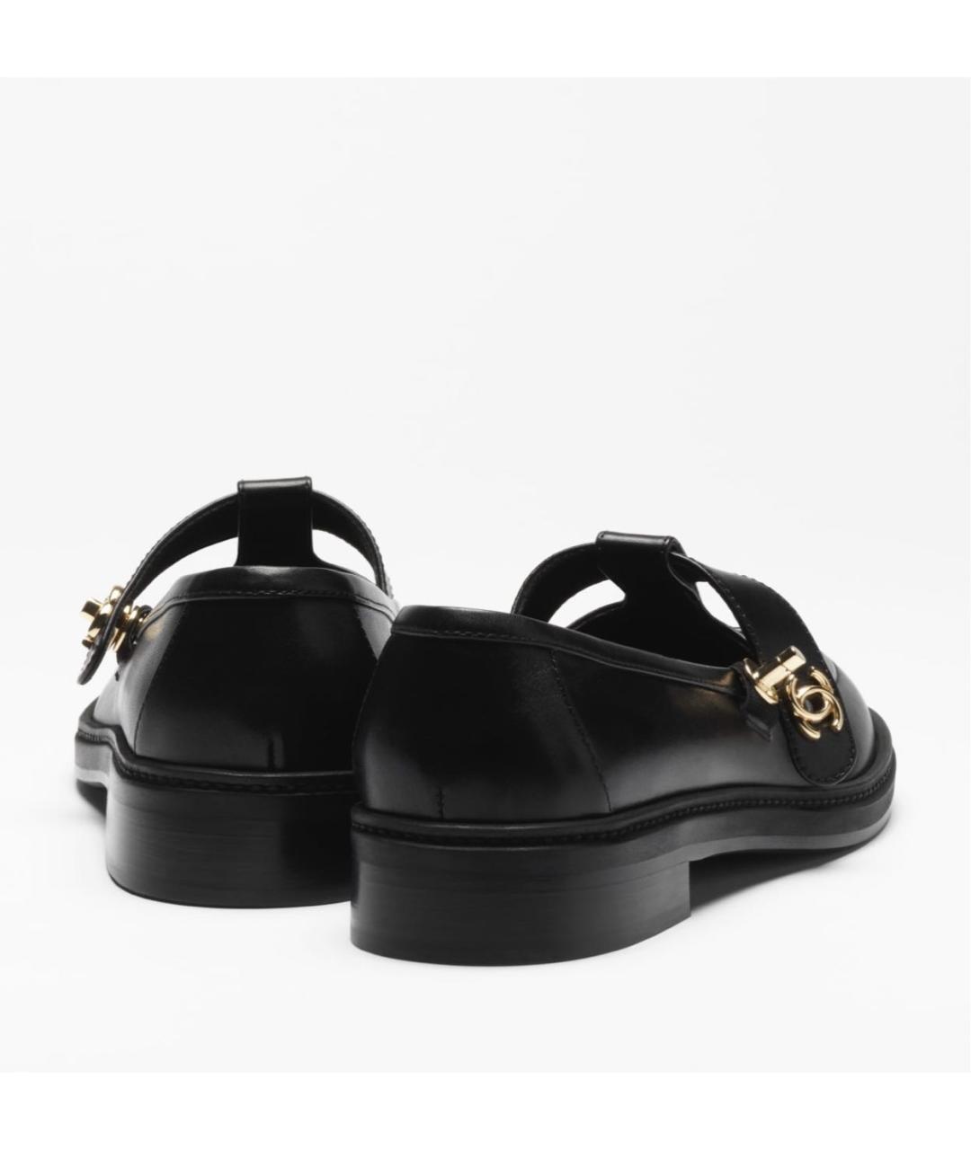 CHANEL Черные кожаные лоферы, фото 2