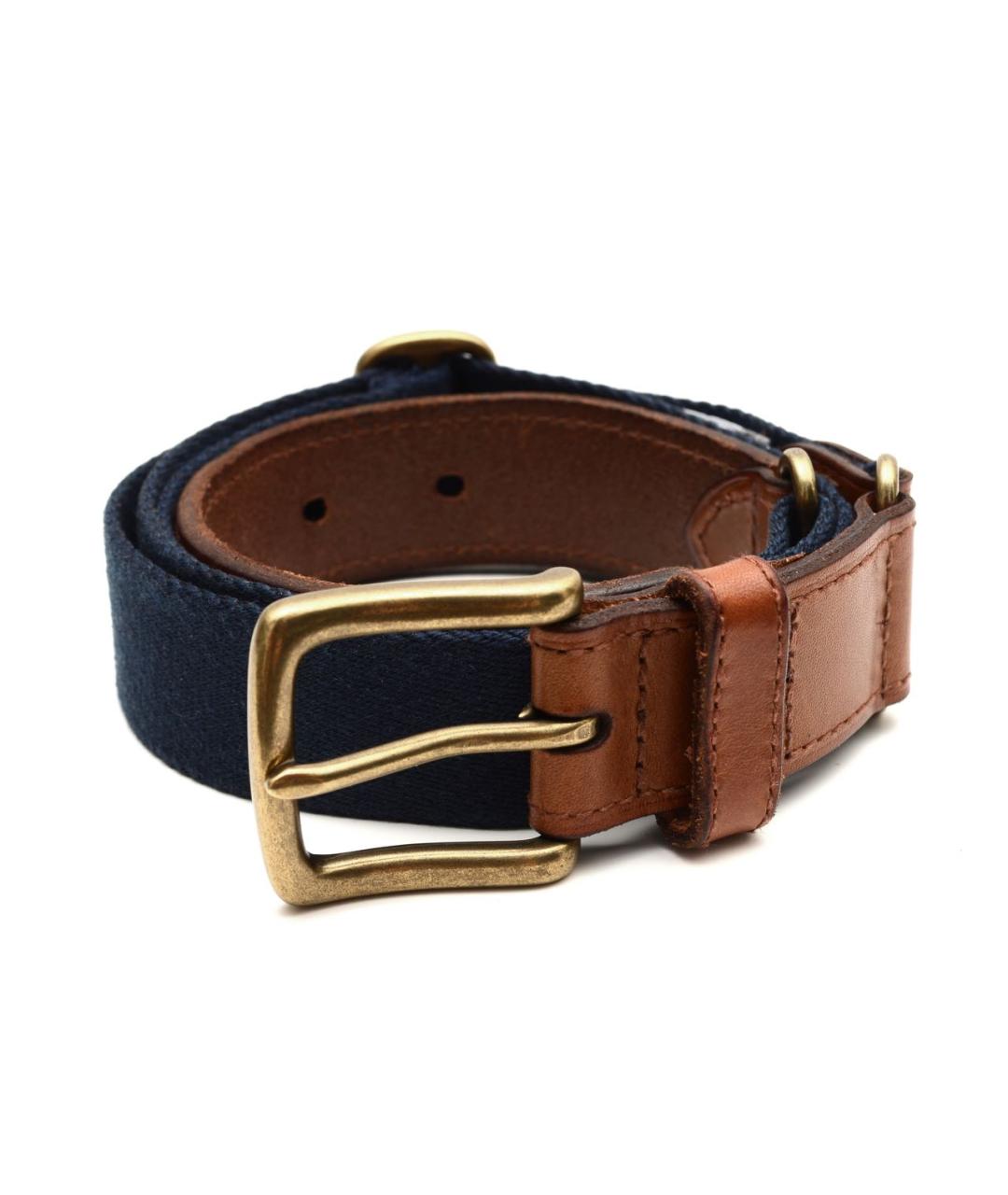 POLO RALPH LAUREN Коричневый кожаный ремень, фото 1