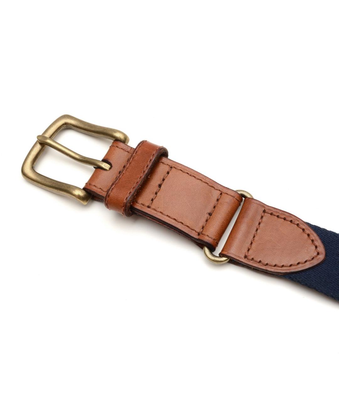 POLO RALPH LAUREN Коричневый кожаный ремень, фото 2