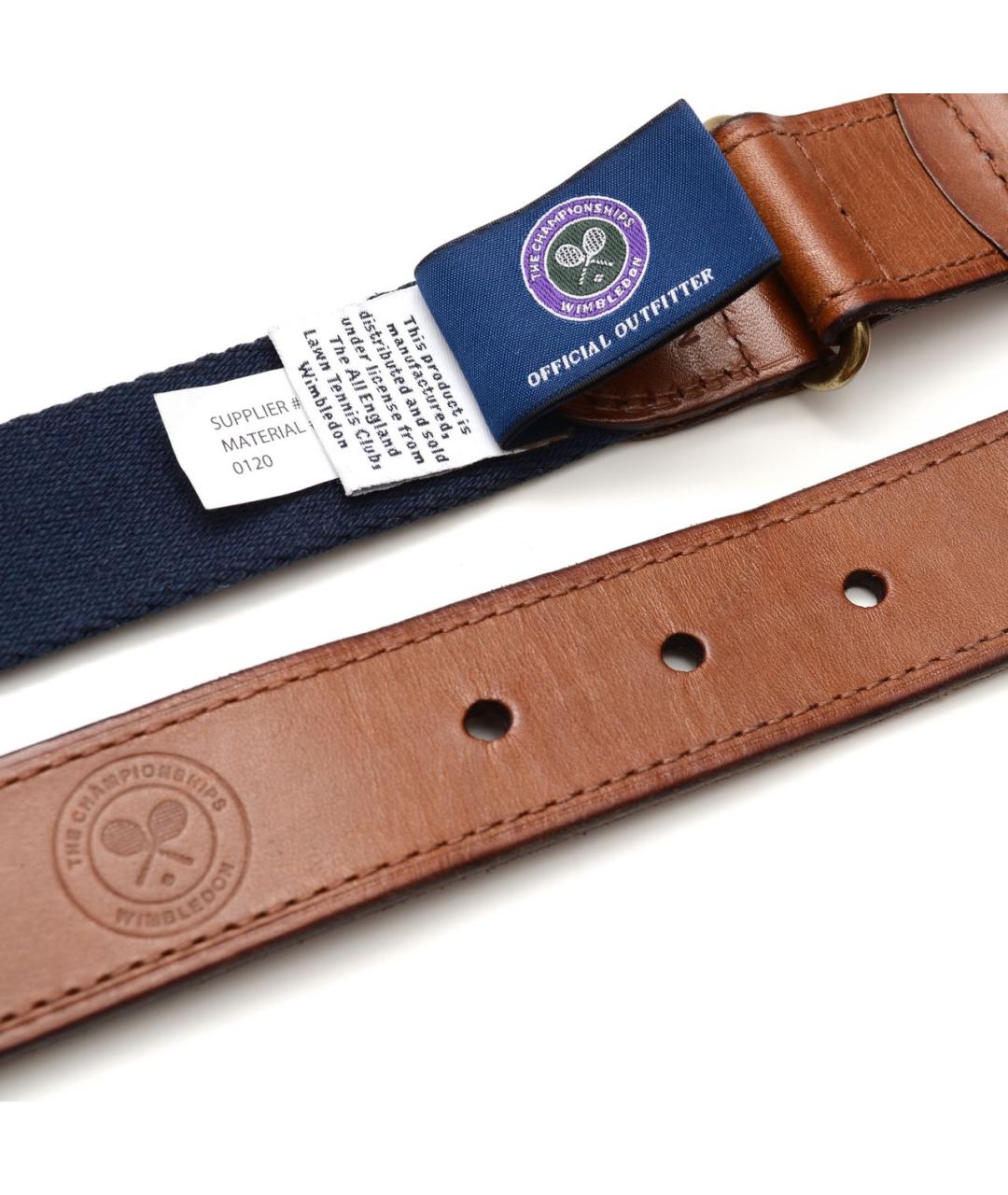 POLO RALPH LAUREN Коричневый кожаный ремень, фото 4