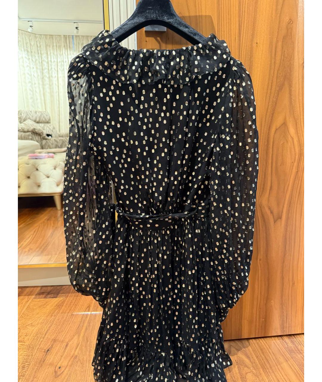 ZIMMERMANN Черное шифоновое коктейльное платье, фото 2