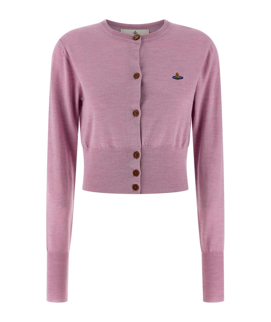 VIVIENNE WESTWOOD Розовый шерстяной кардиган, фото 1
