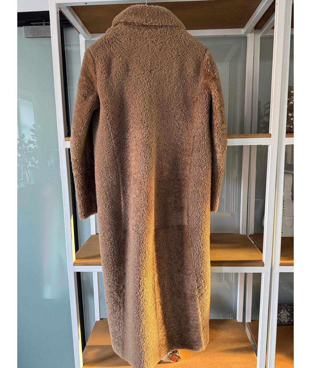 'S MAX MARA Коричневая дубленка, фото 2