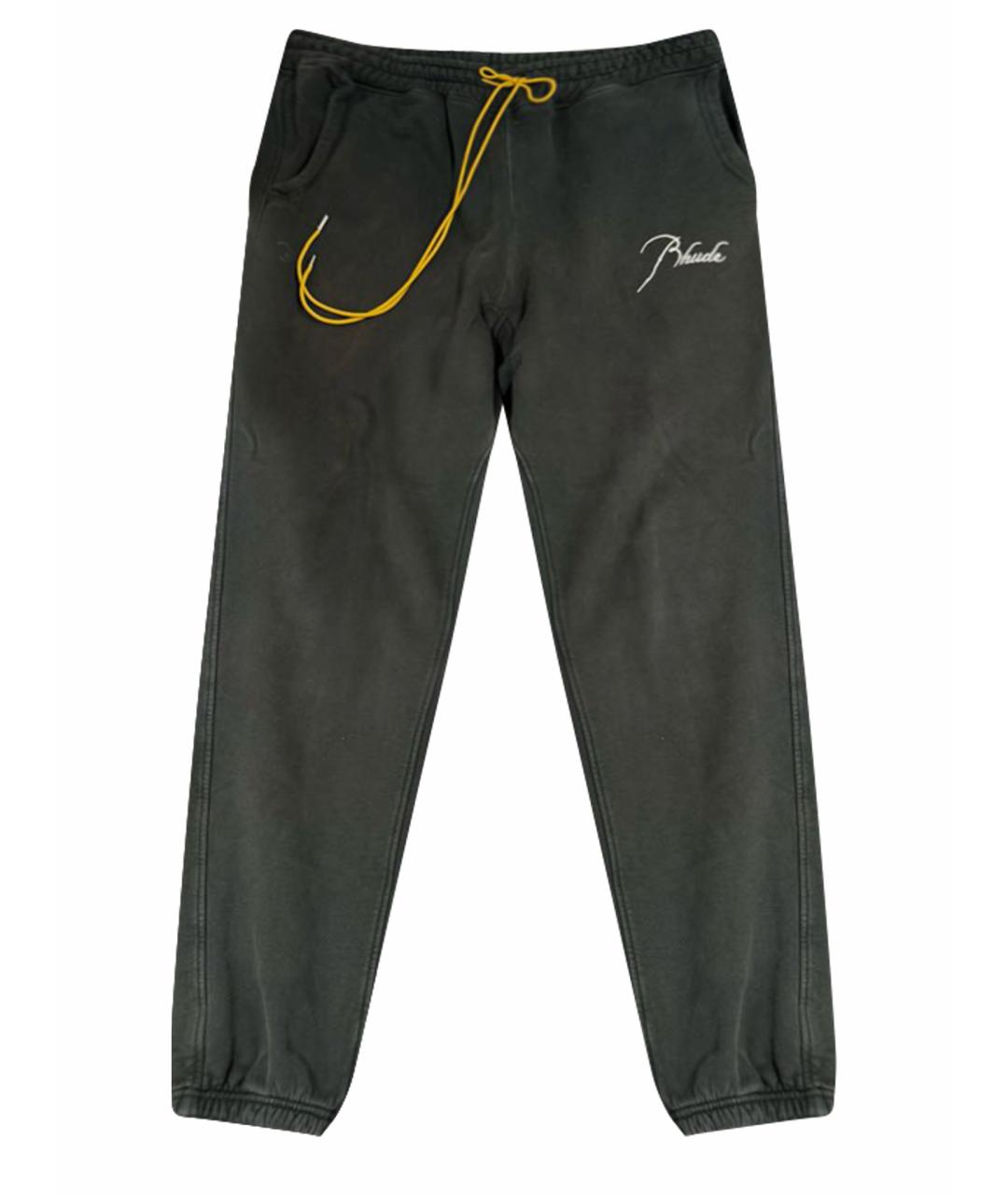 RHUDE Серый хлопковый спортивный костюм, фото 1