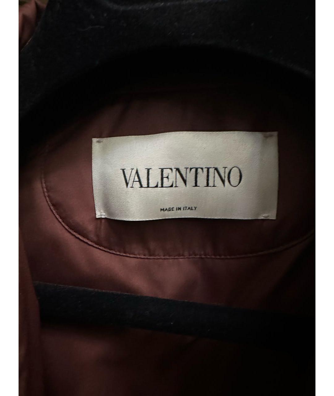 VALENTINO Бордовая полиэстеровая куртка, фото 3