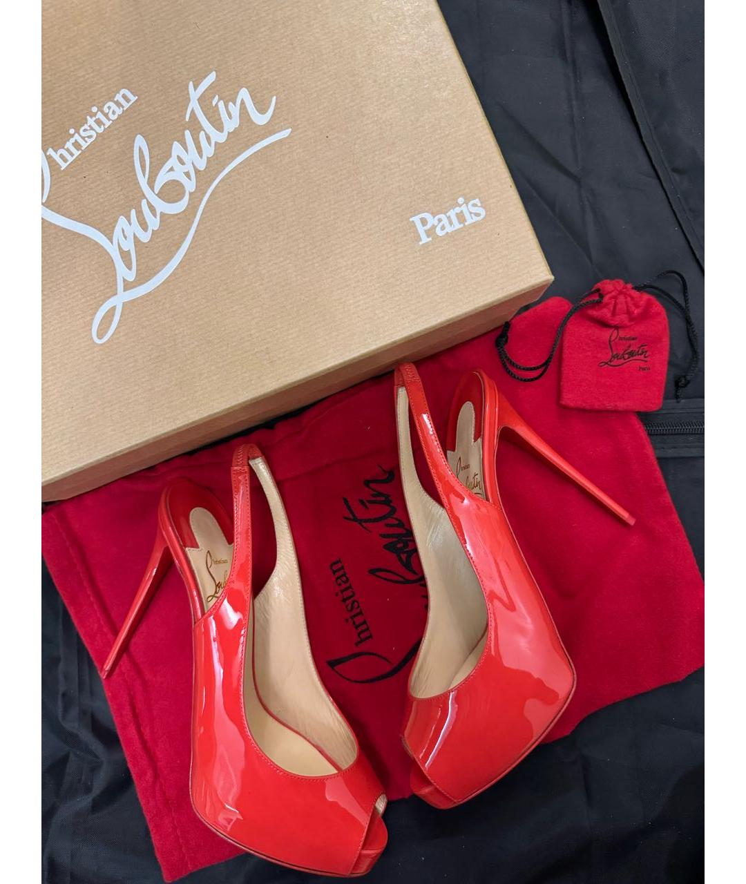 CHRISTIAN LOUBOUTIN Красные туфли, фото 7