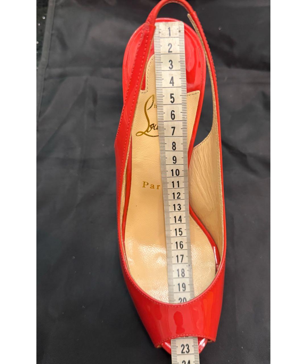 CHRISTIAN LOUBOUTIN Красные туфли, фото 5