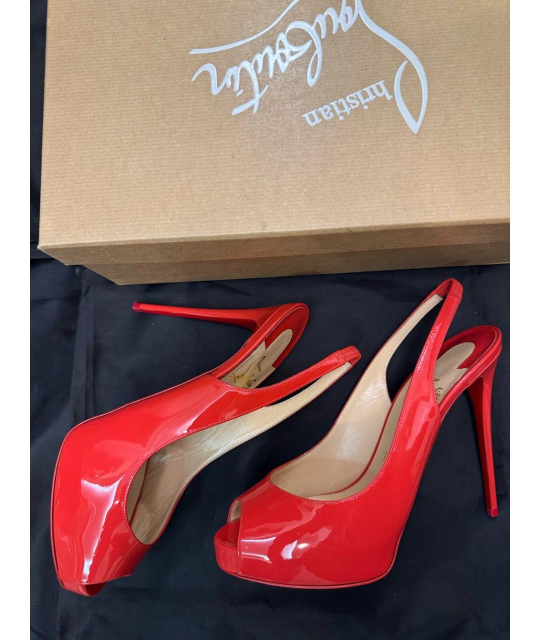 CHRISTIAN LOUBOUTIN Красные туфли, фото 9
