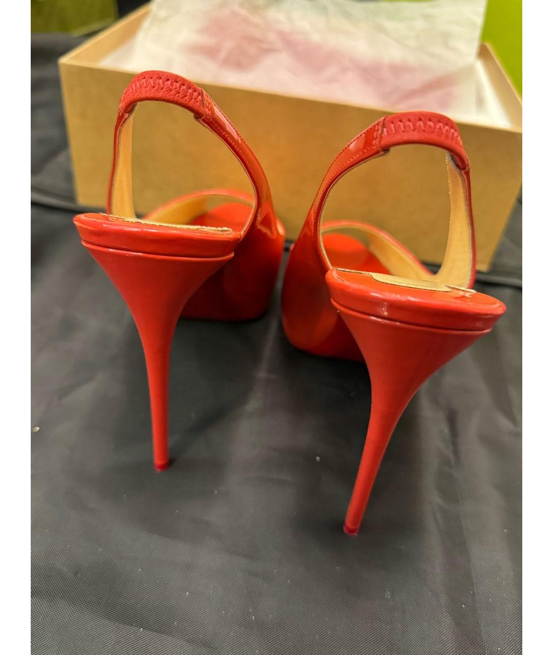 CHRISTIAN LOUBOUTIN Красные туфли, фото 4
