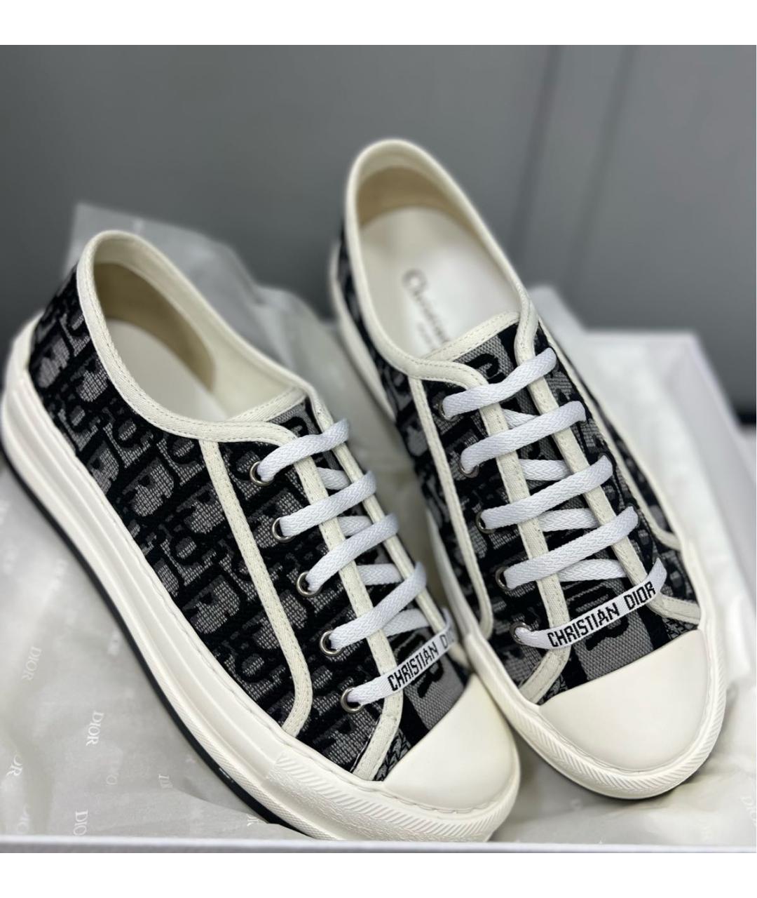 CHRISTIAN DIOR Черные кеды, фото 5