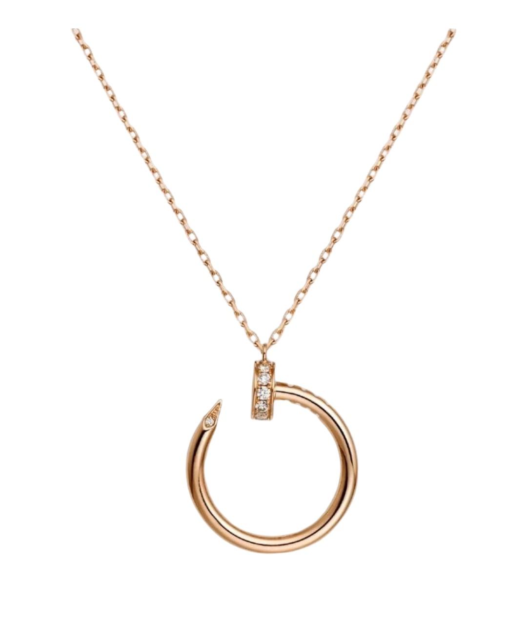 CARTIER Золотая подвеска из розового золота, фото 1