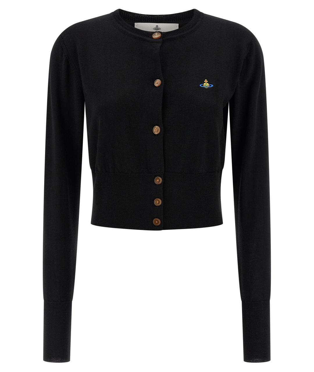 VIVIENNE WESTWOOD Черный шерстяной кардиган, фото 1