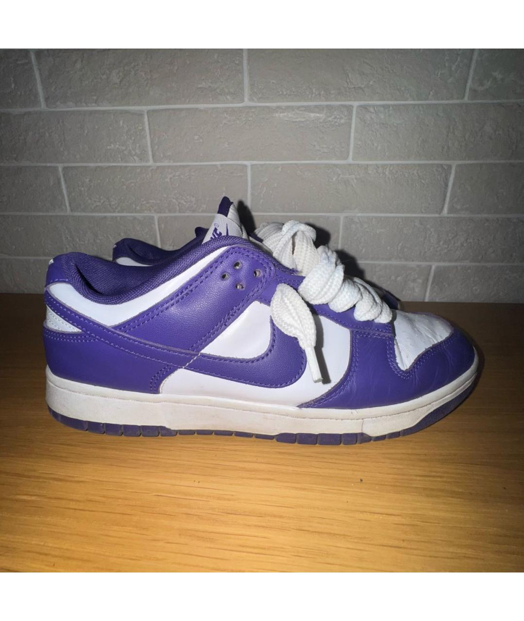 NIKE Мульти низкие кроссовки / кеды из искусственной кожи, фото 5