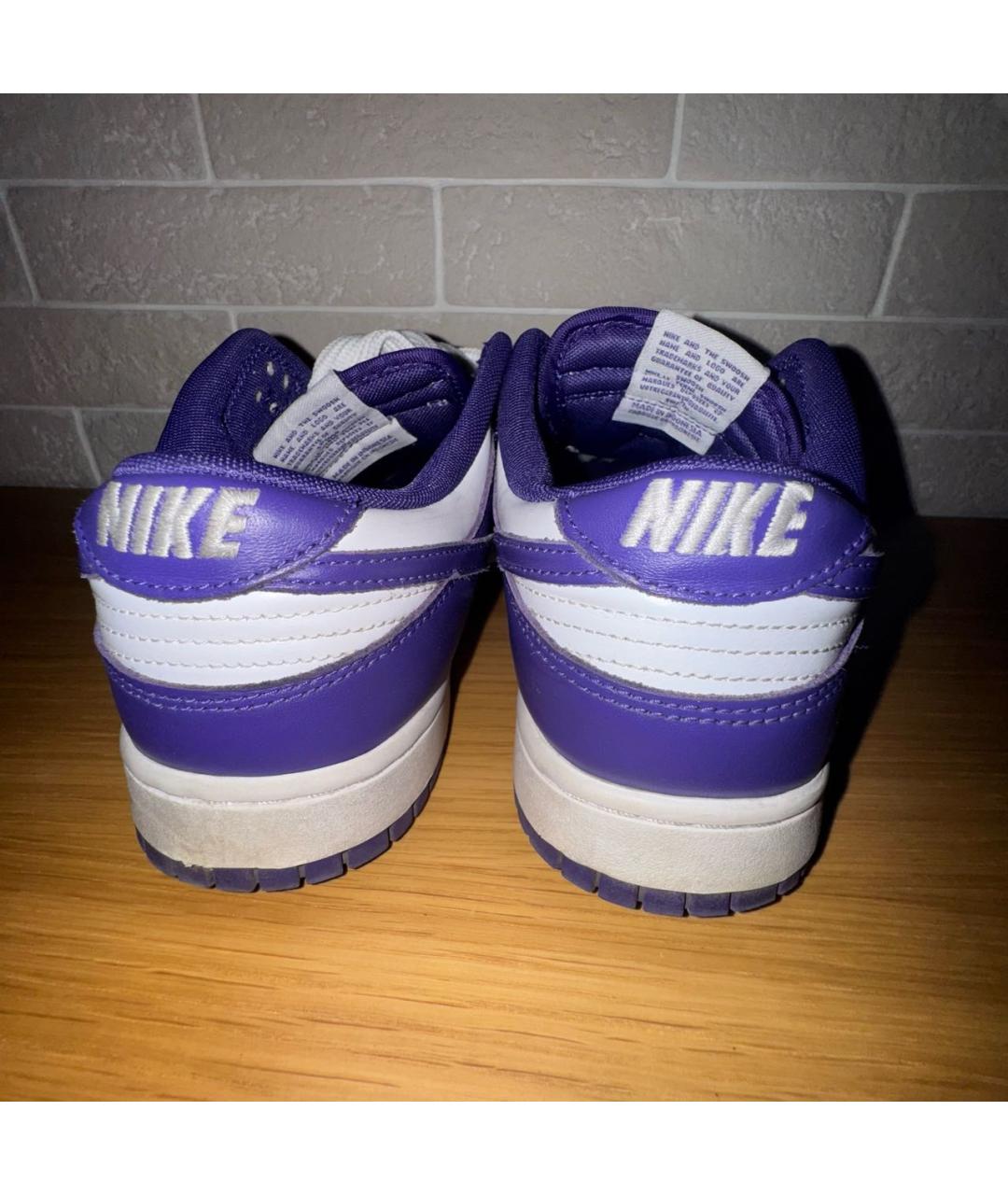 NIKE Мульти низкие кроссовки / кеды из искусственной кожи, фото 4