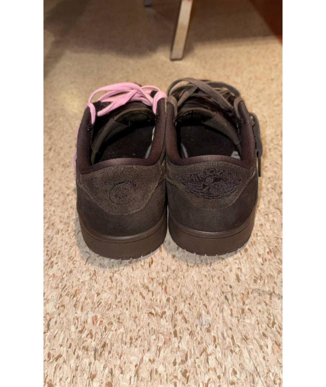 JORDAN Коричневые низкие кроссовки / кеды, фото 4