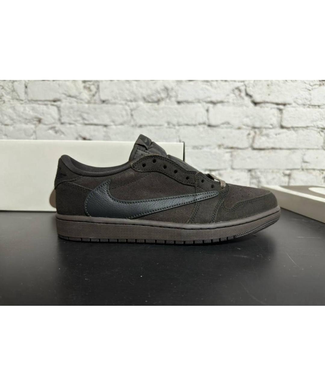 JORDAN Коричневые низкие кроссовки / кеды, фото 6