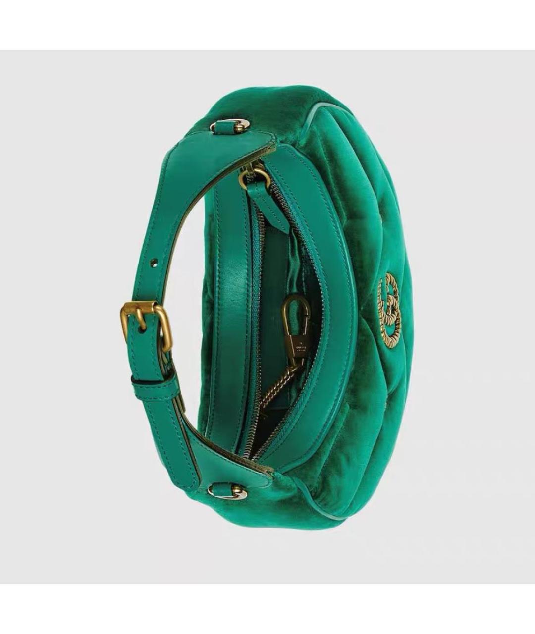 GUCCI Зеленая сумка через плечо, фото 5