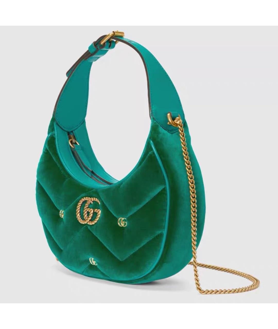 GUCCI Зеленая сумка через плечо, фото 2