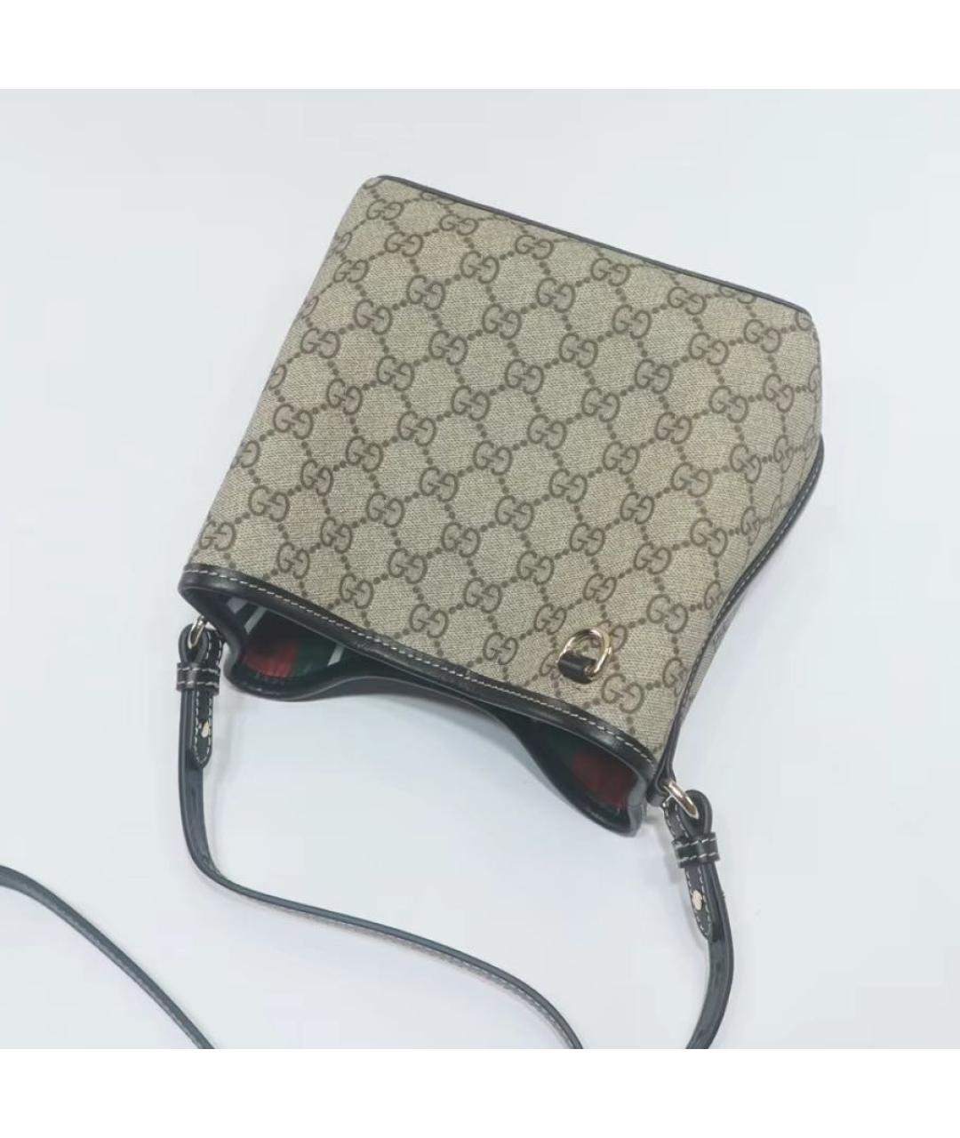 GUCCI Кожаная сумка через плечо, фото 4