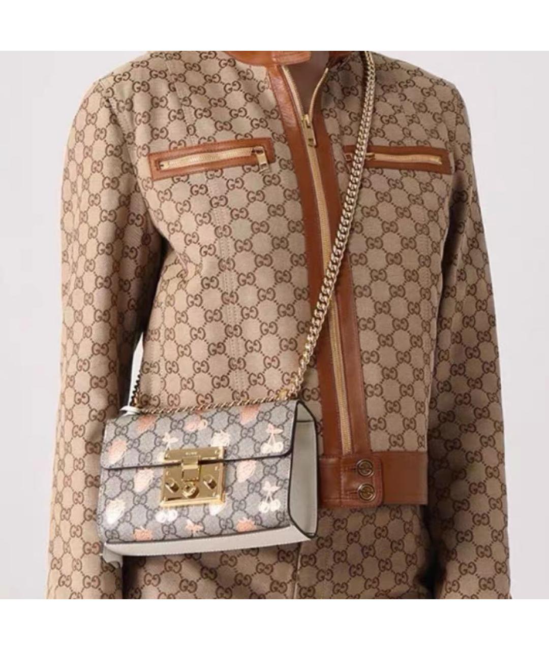 GUCCI Кожаная сумка через плечо, фото 7