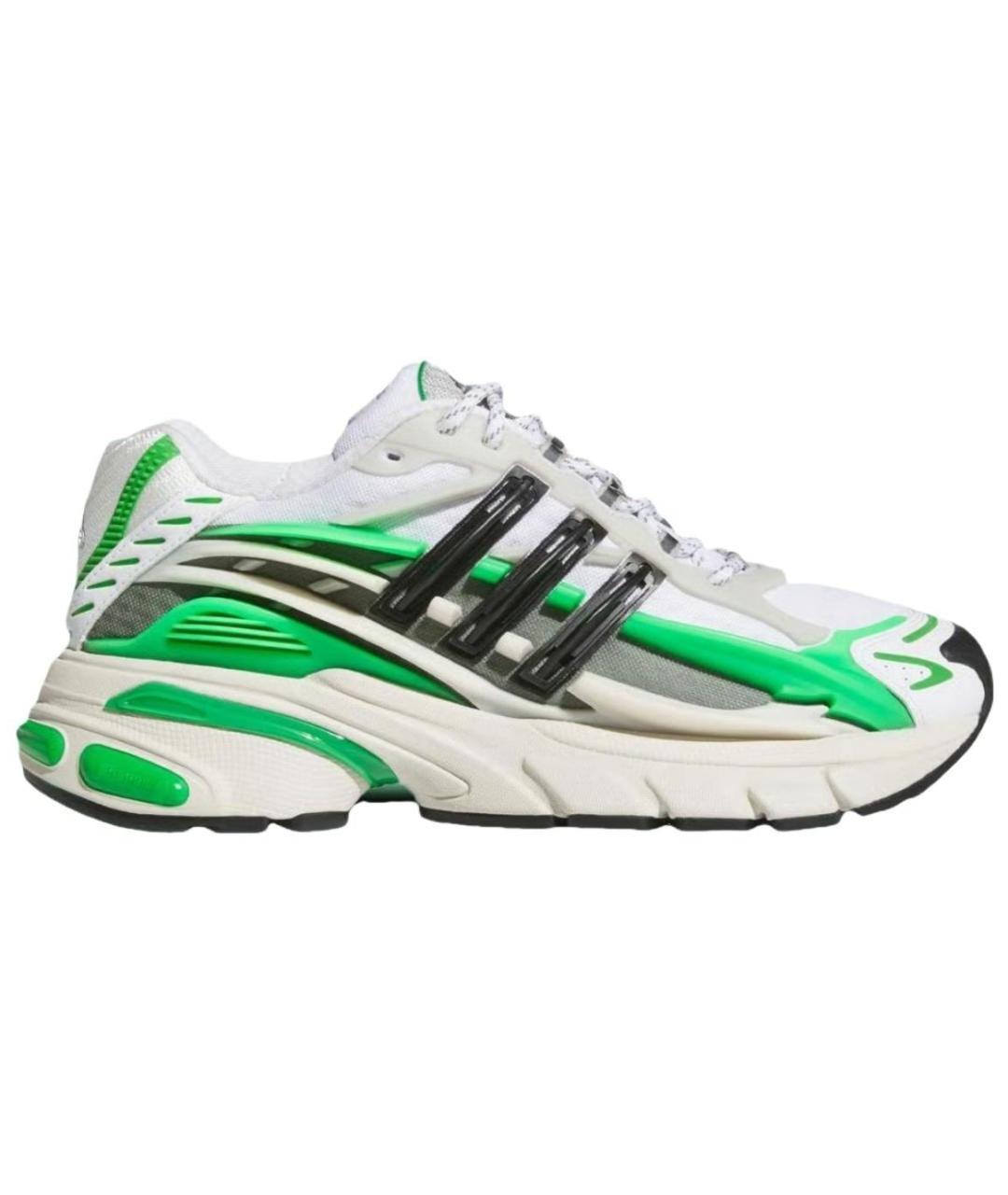 ADIDAS Белые текстильные кроссовки, фото 1