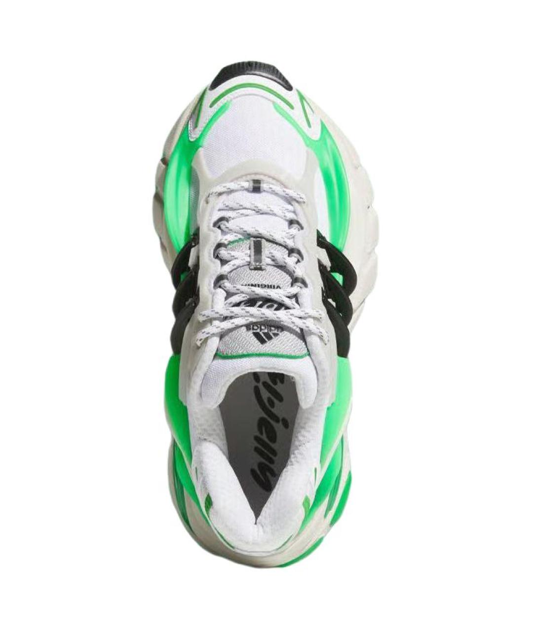 ADIDAS Белые текстильные кроссовки, фото 5