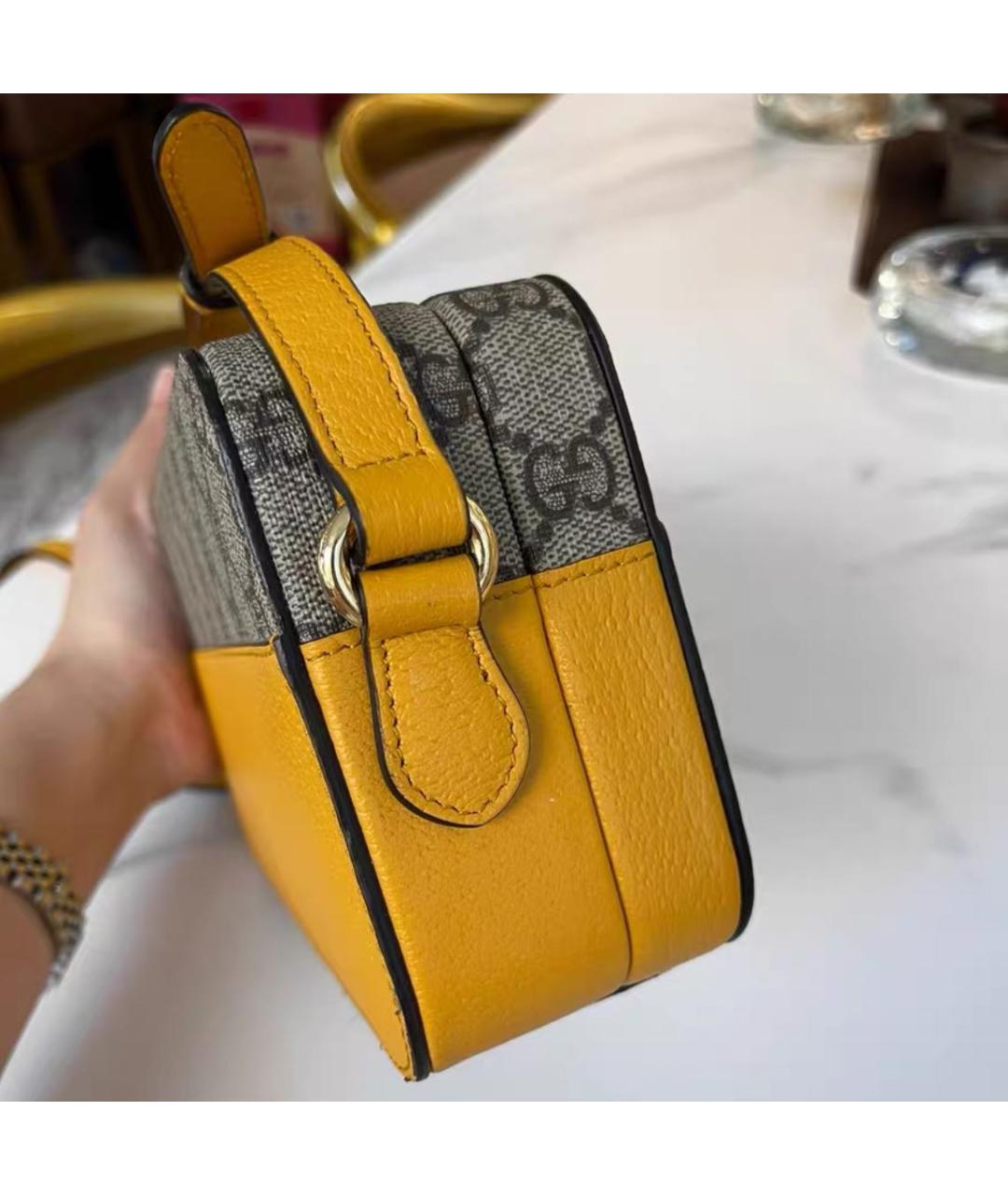 GUCCI Кожаная сумка через плечо, фото 5
