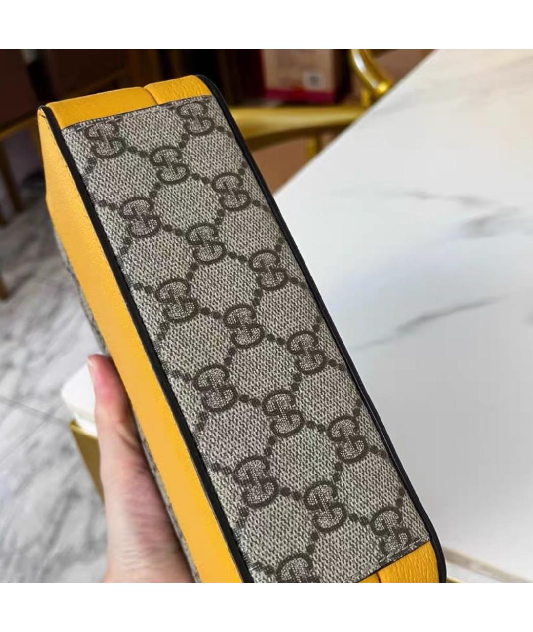 GUCCI Кожаная сумка через плечо, фото 4