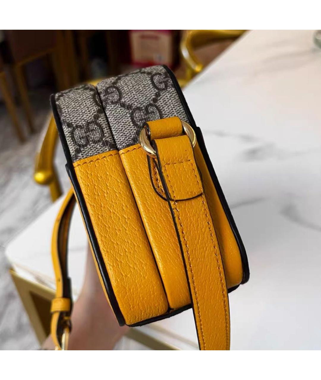 GUCCI Кожаная сумка через плечо, фото 6