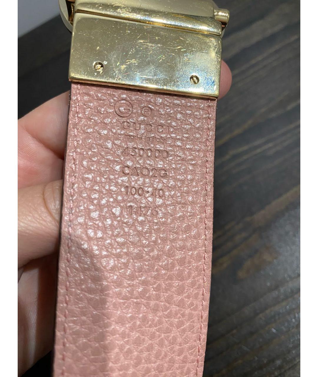 GUCCI Черный кожаный ремень, фото 3