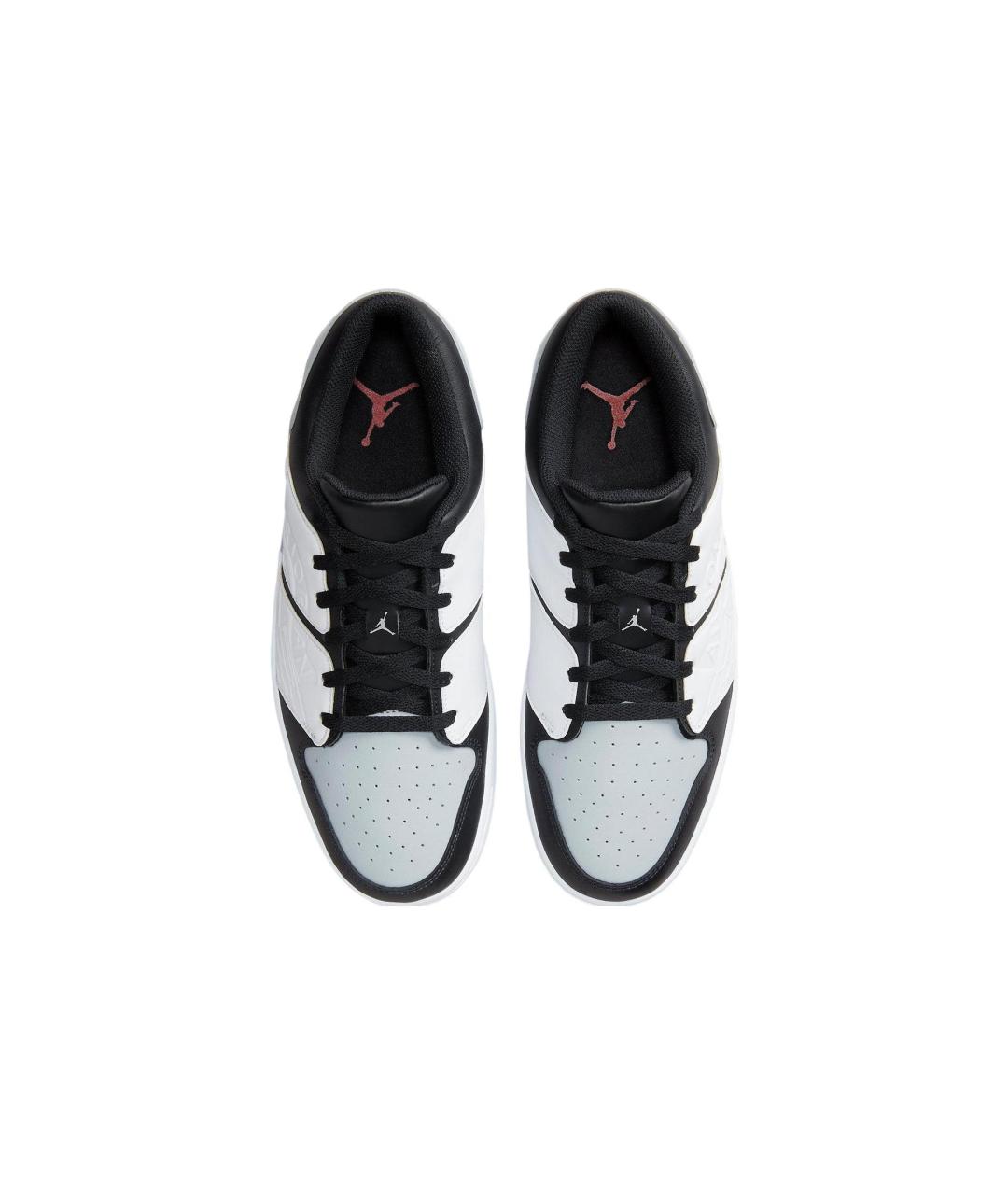 JORDAN Серые кожаные низкие кроссовки / кеды, фото 4