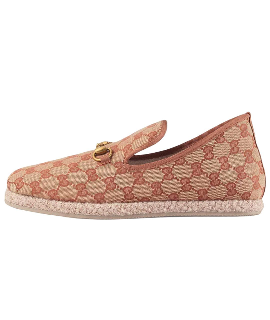 GUCCI Бежевые лоферы, фото 5