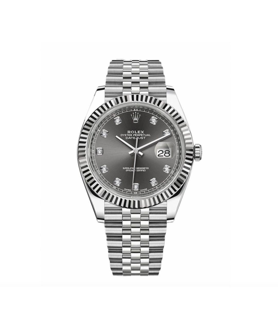ROLEX Часы из белого золота, фото 1
