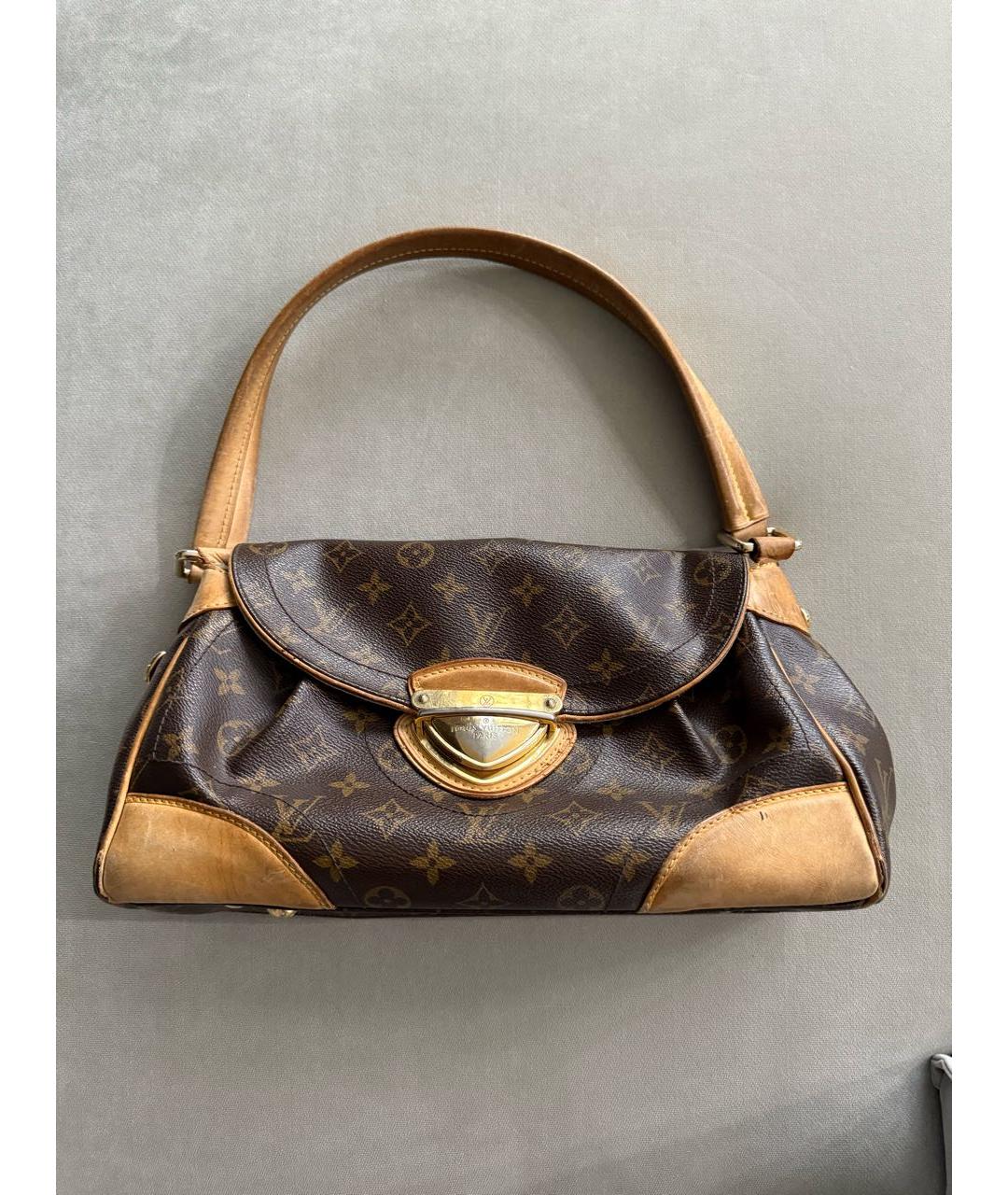 LOUIS VUITTON Коричневая сумка через плечо, фото 3