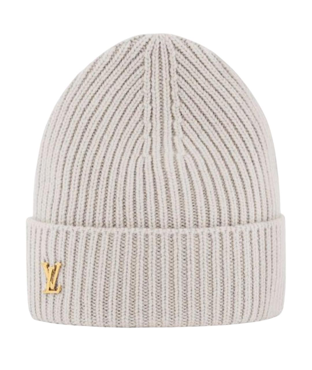 LOUIS VUITTON Серая кашемировая шапка, фото 1