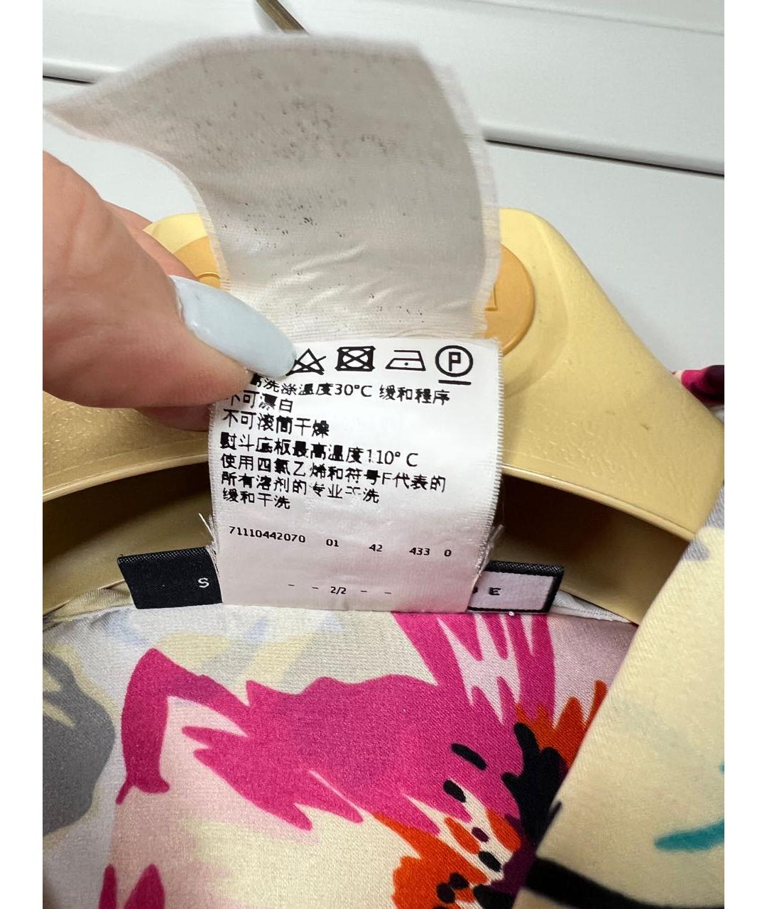 SPORT MAX CODE Мульти шелковая блузы, фото 6