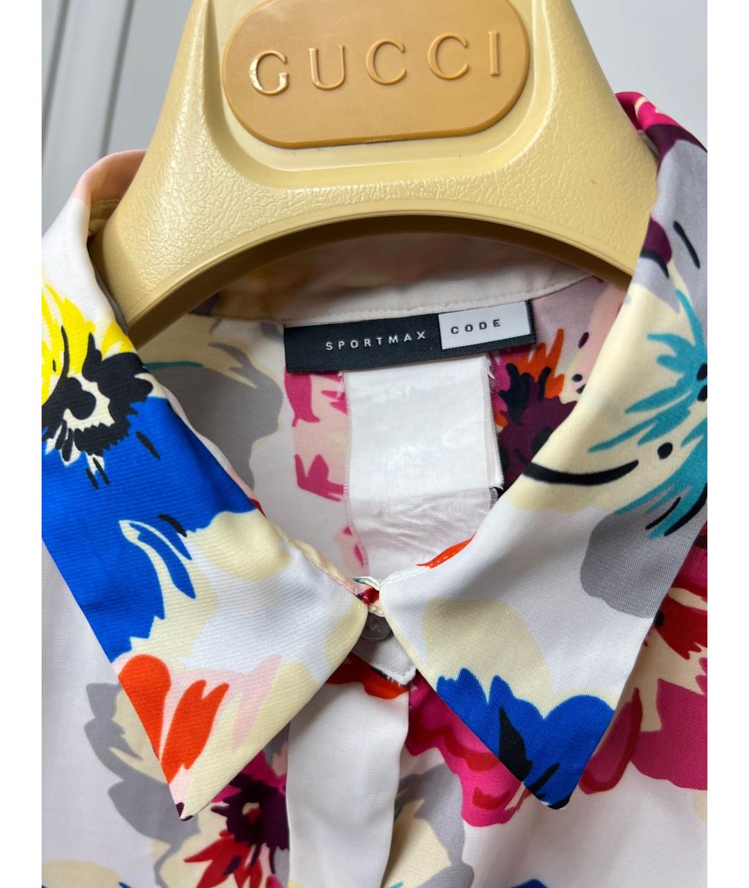 SPORT MAX CODE Мульти шелковая блузы, фото 4