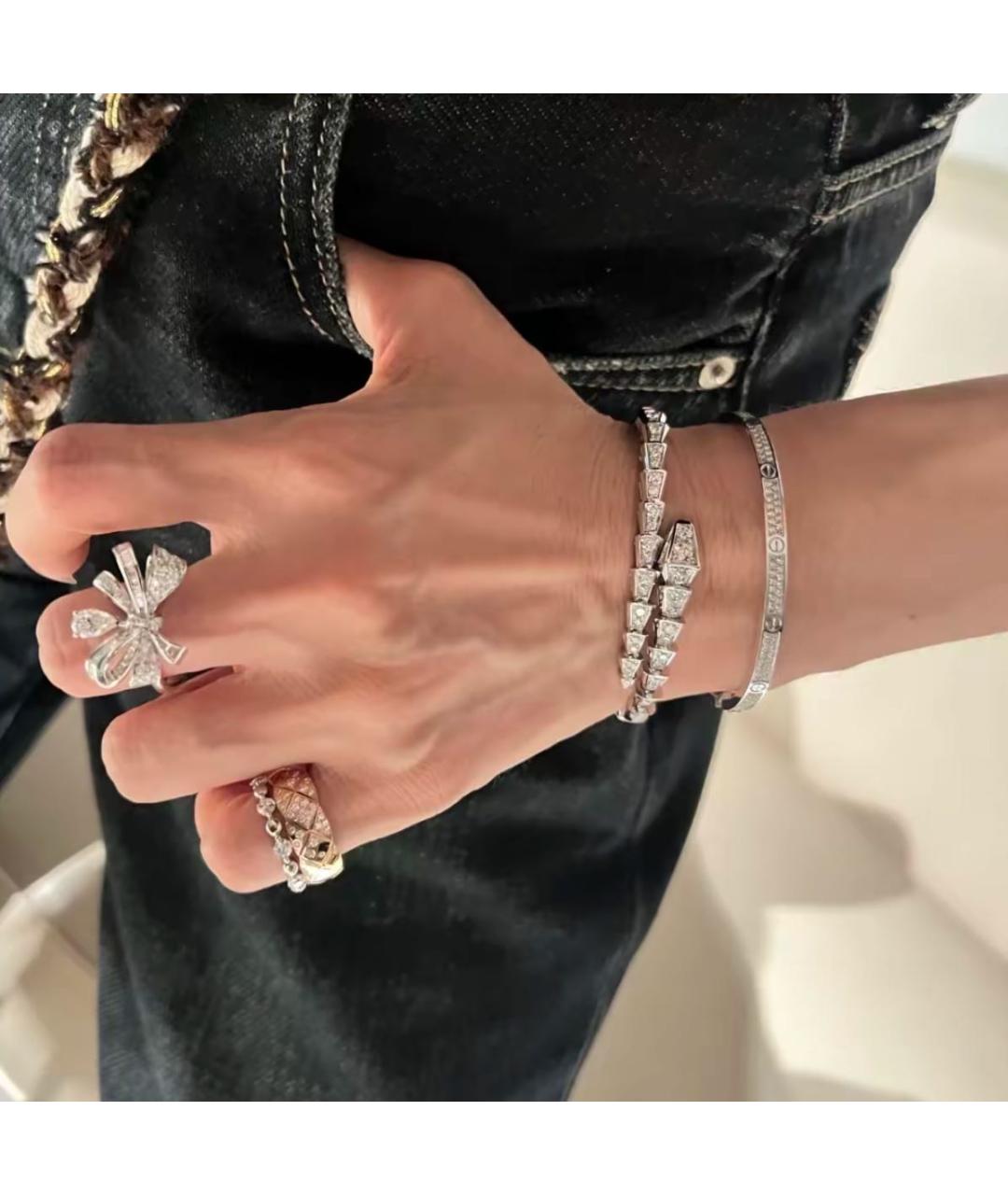VAN CLEEF & ARPELS Серебряное кольцо из белого золота, фото 4