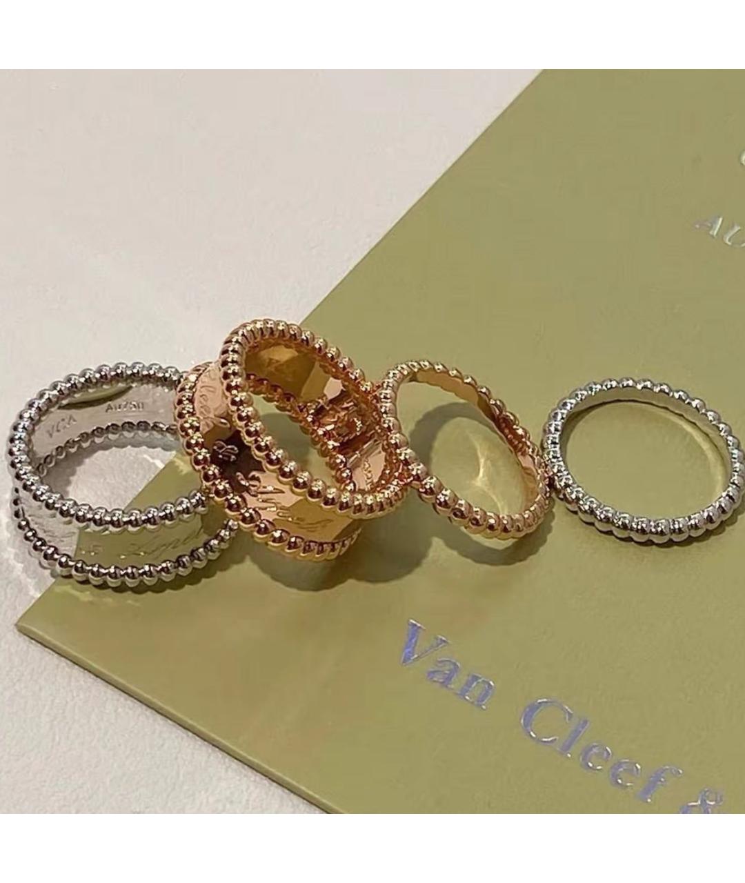 VAN CLEEF & ARPELS Серебряное кольцо из белого золота, фото 8