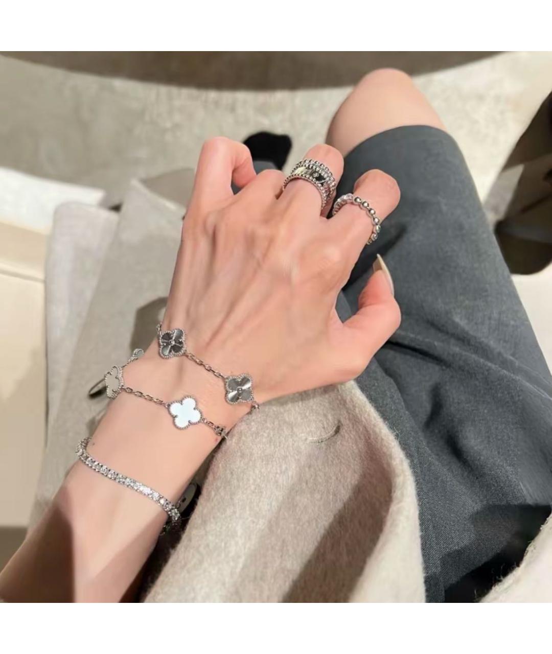 VAN CLEEF & ARPELS Серебряное кольцо из белого золота, фото 5