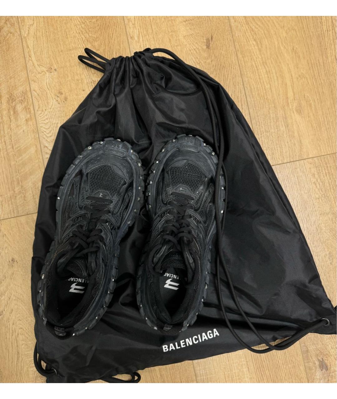 BALENCIAGA Черные кроссовки, фото 5