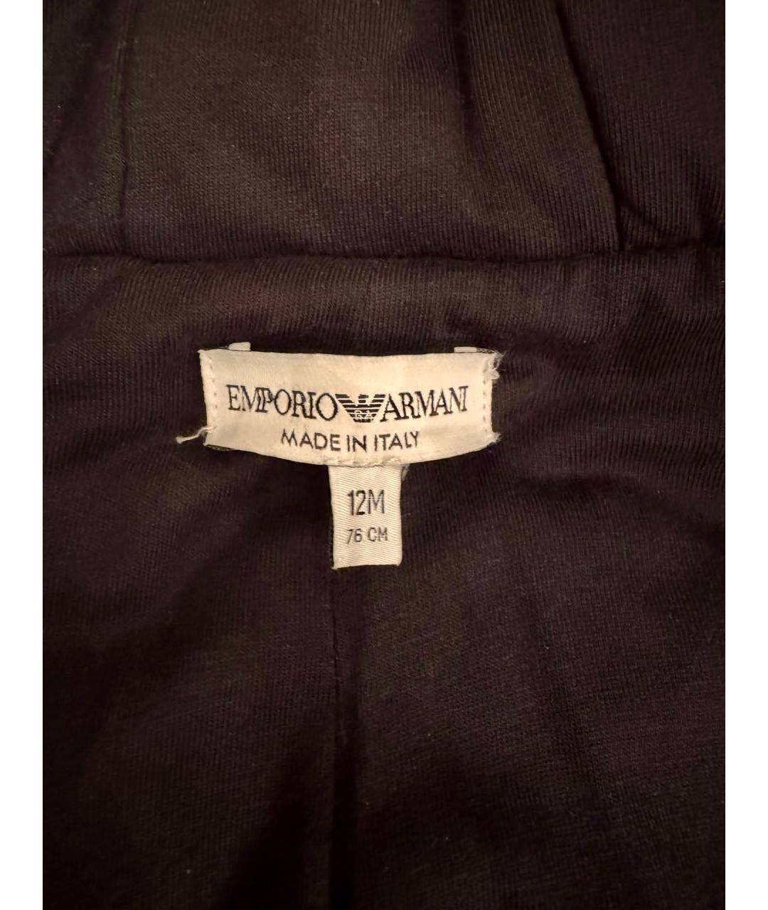 EMPORIO ARMANI Темно-синий полиэстеровый комбинезон, фото 3
