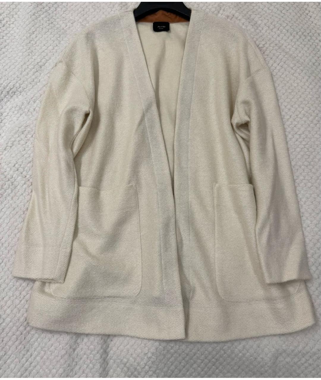 ALYSI Бежевый шерстяной кардиган, фото 9