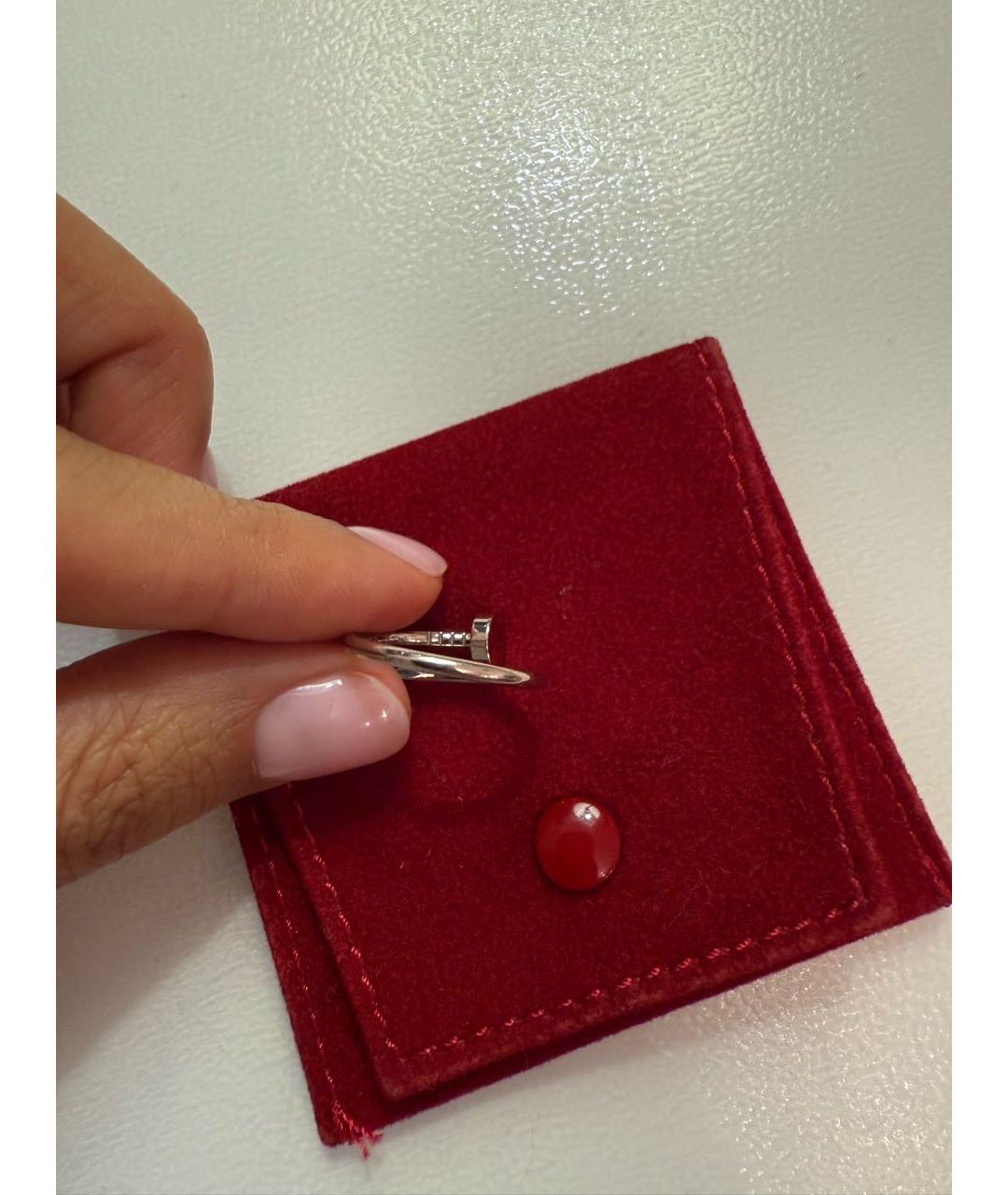 CARTIER Белое кольцо из белого золота, фото 7