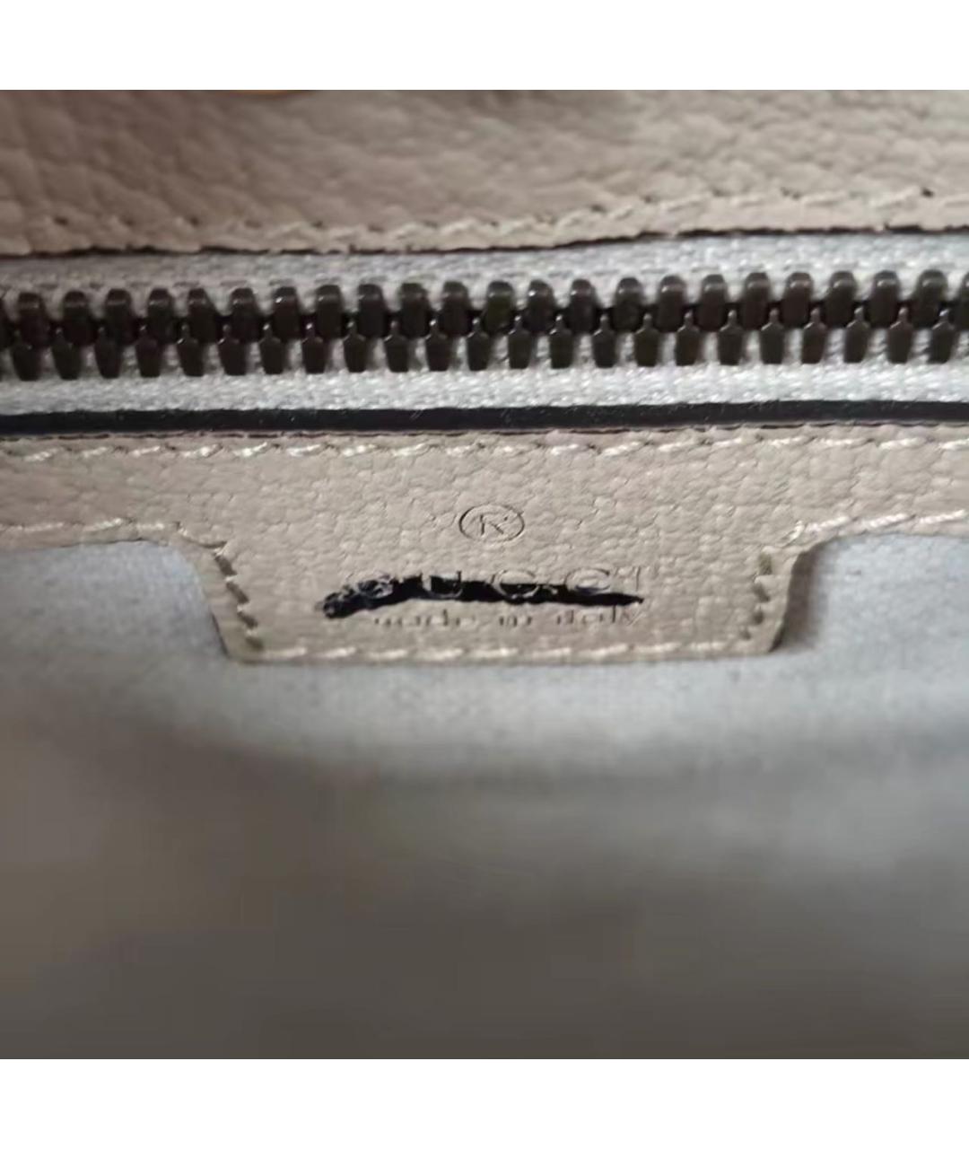 GUCCI Бежевая сумка тоут, фото 5