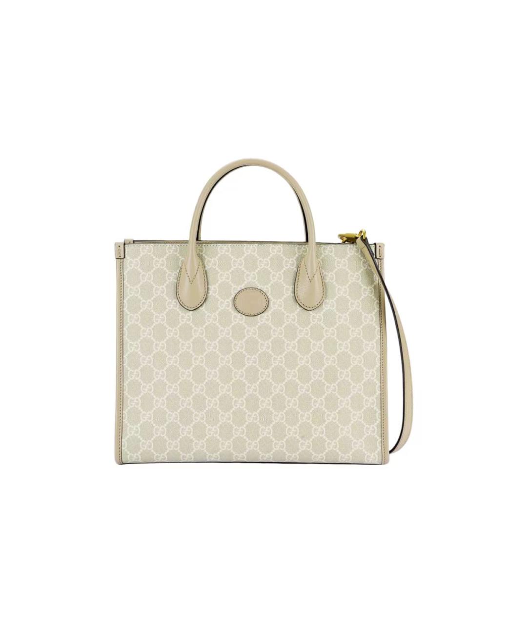 GUCCI Бежевая сумка тоут, фото 1