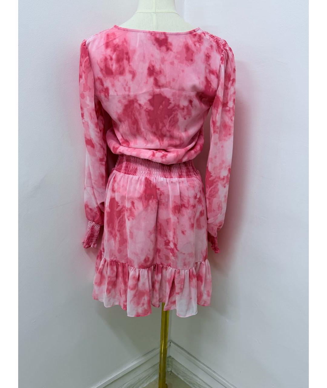 MICHAEL MICHAEL KORS Розовое полиэстеровое повседневное платье, фото 2