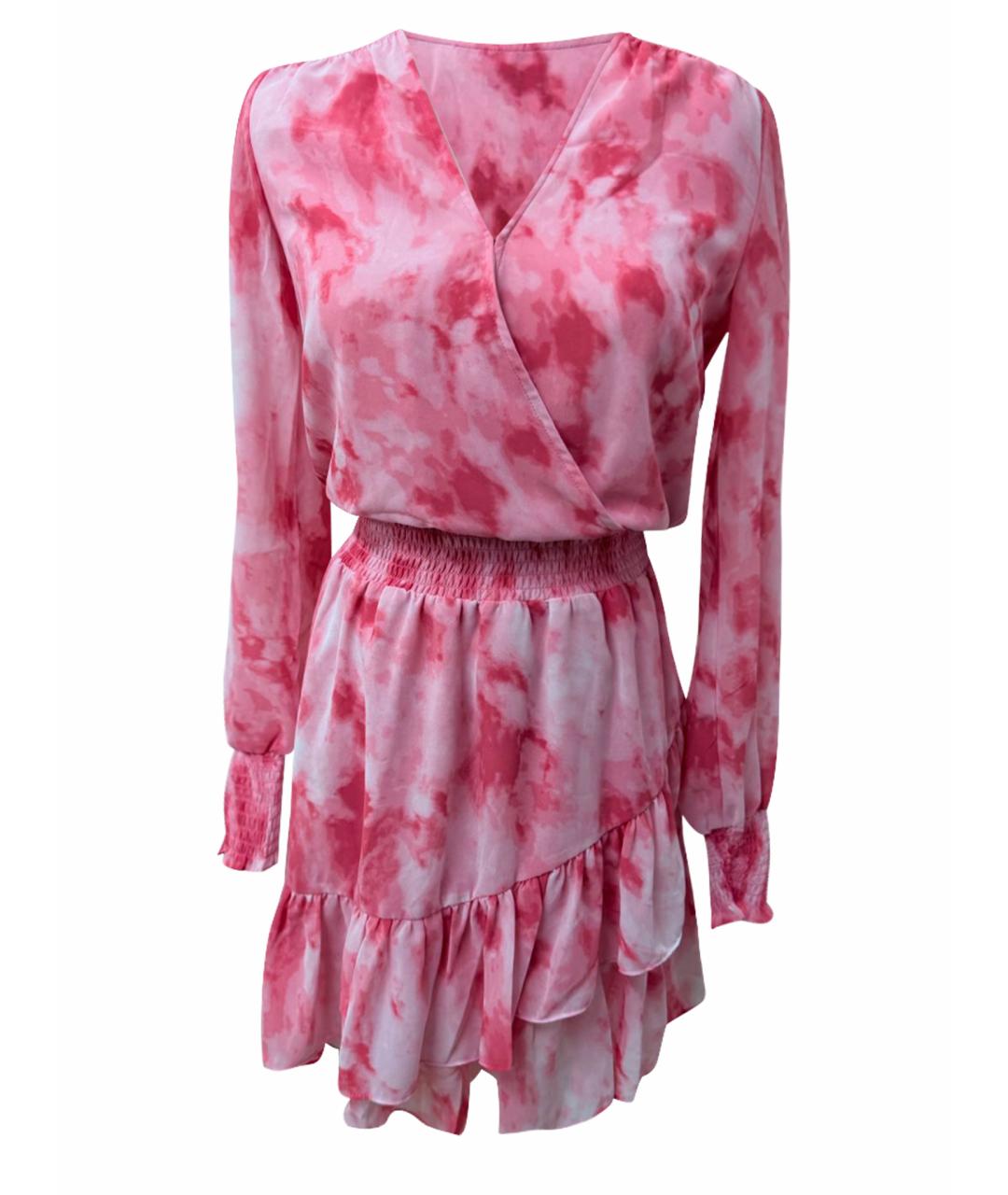 MICHAEL MICHAEL KORS Розовое полиэстеровое повседневное платье, фото 1