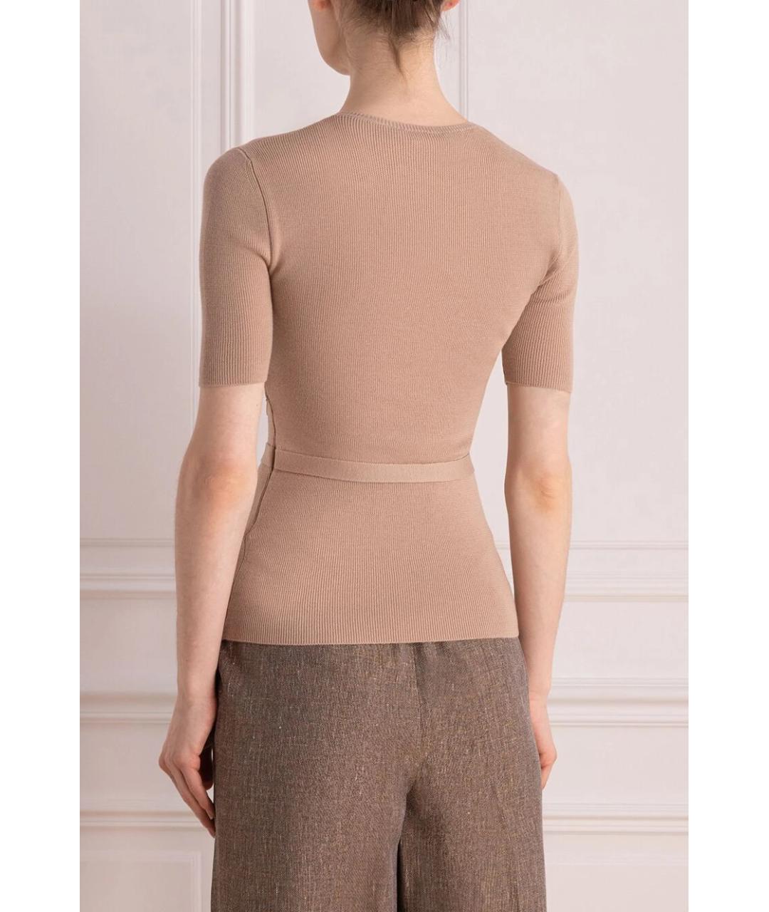 VALENTINO Розовый шерстяной джемпер / свитер, фото 4